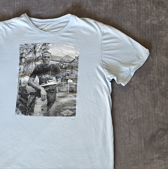 Air Jordan Men's Young Michael Jordan Light Blue T-Shirt Size XL - Picture 3 of 9